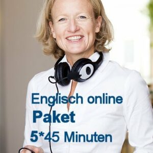 Englisch Einzelunterricht Online | Paket mit 5 U-Stunden